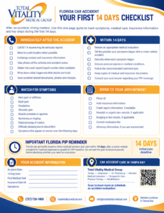 Florida'S 14-Day Pip Rule: What Accident Victims Need To Know 3 Checklist For Florida Car Accident Victims The First 14 Days
